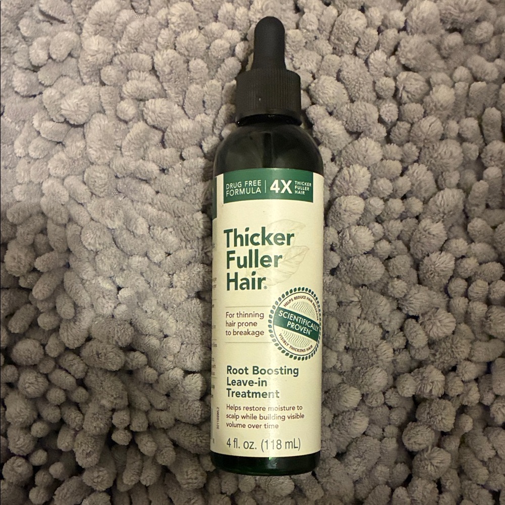 Thicker Fuller Hair Root Boosting Leave-In Treatment - Green/White